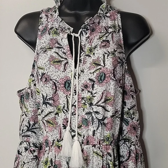 NWT Torrid Midi Gauze Tiered Dress - Picture 7 of 10